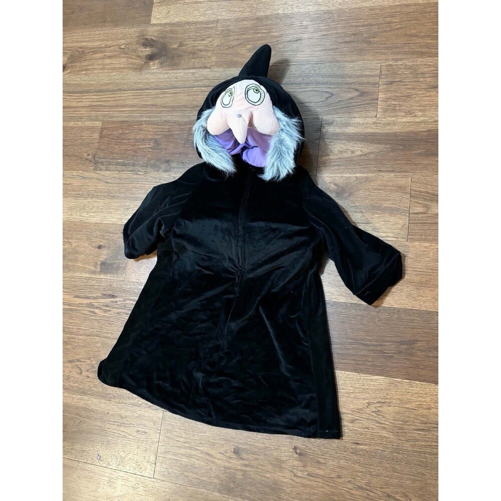 Disney Catalog Snow White Plush Hump Back Hag Evil Queen Costume Size 4-6 RARE!